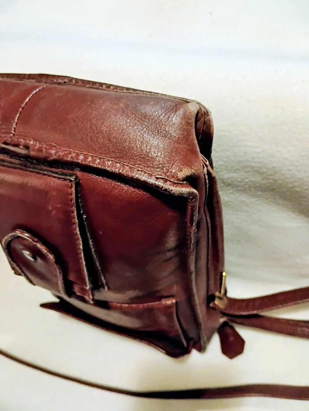 Fairfax Leather Hippie Satchel 70s Boho Good Goods